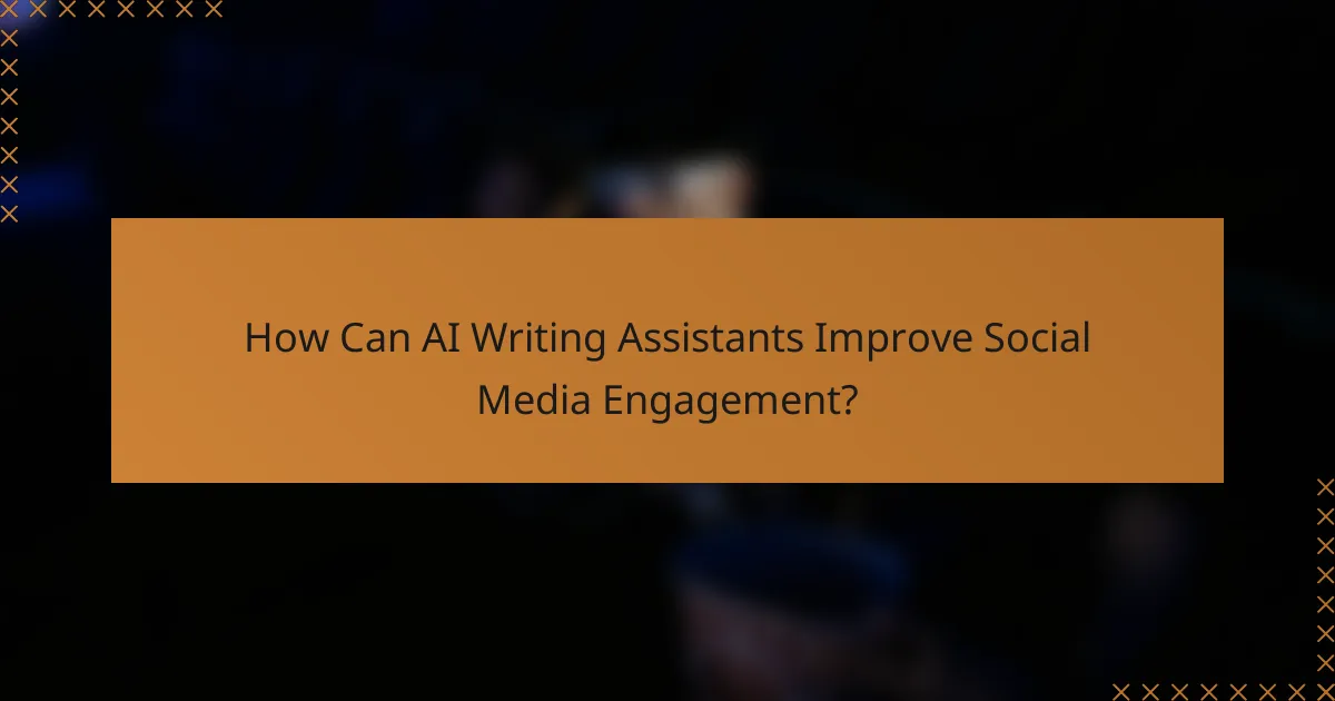 How Can AI Writing Assistants Improve Social Media Engagement?